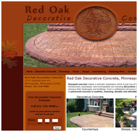 concrete web design
