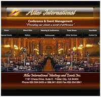 events management web designers