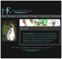 events management web designers