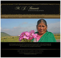 photographer website design