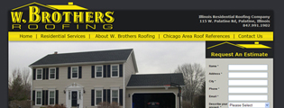 roofing website design