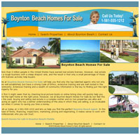 website designer for real estate in Boynton Beach