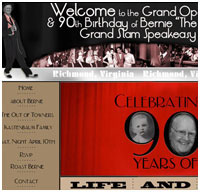 website design theme events
